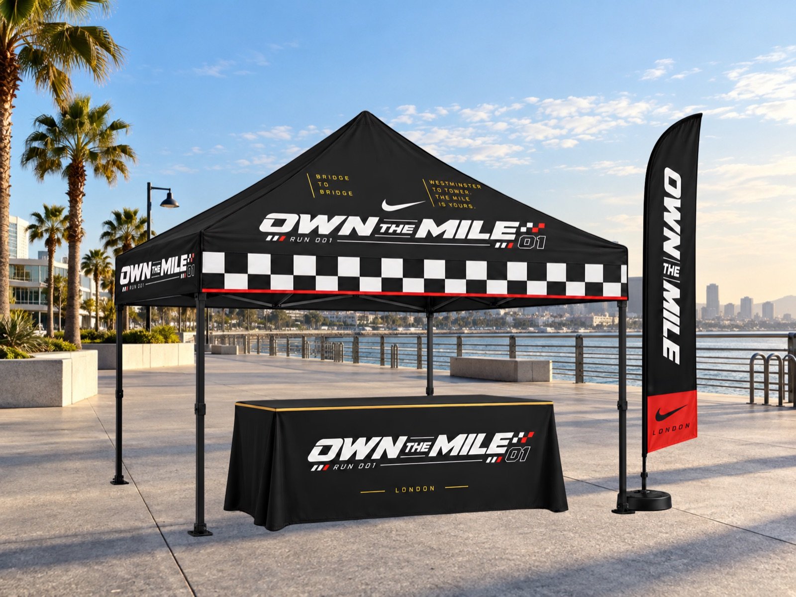 Crew tent mockup