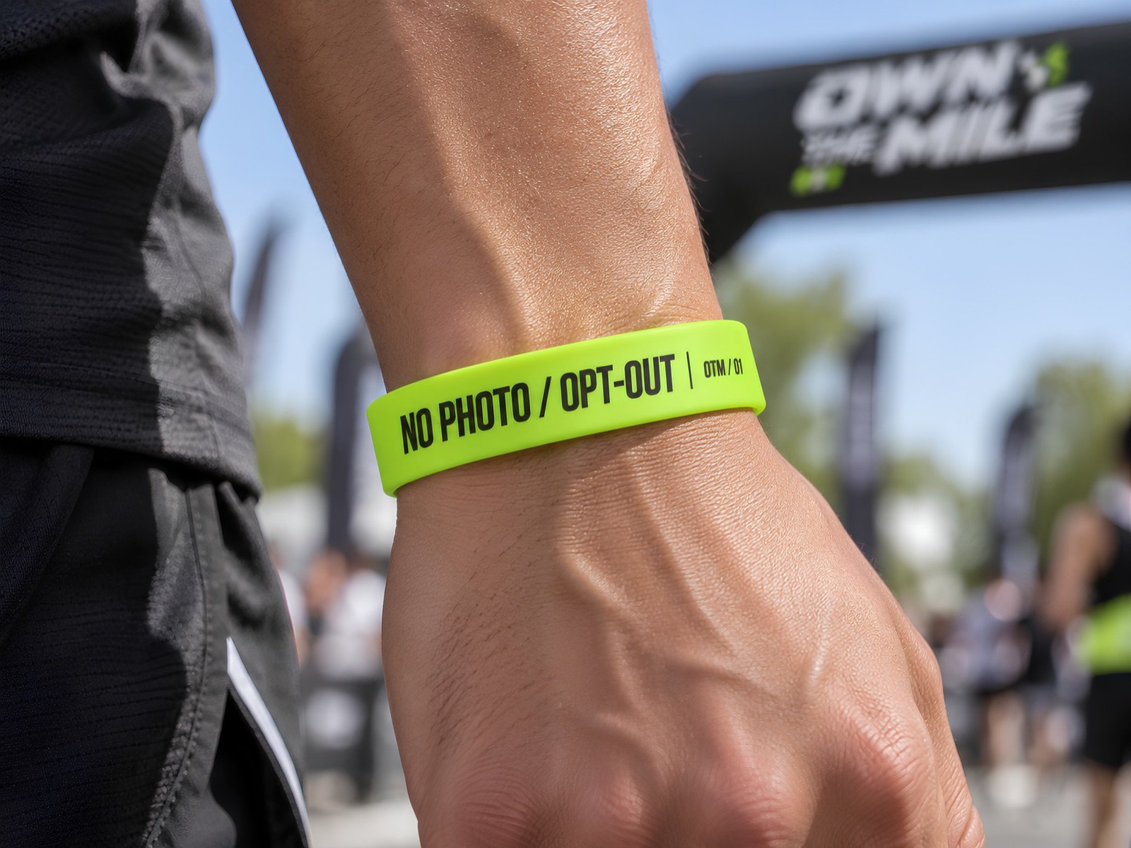 Wristband mockup